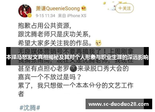 本泽马怒发文真相揭秘及其对个人形象与职业生涯的深远影响